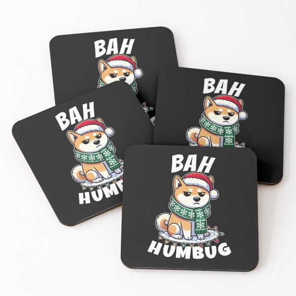 Item preview, Bah Humbug | Grumpy Christmas Doge Shiba Inu | Funny Dog | Sarcastic Funny Christmas  designed and sold by Made by Tamar.