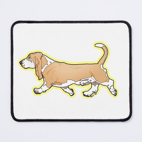 Item preview, Basset lemon and white  designed and sold by Rhia4rt.