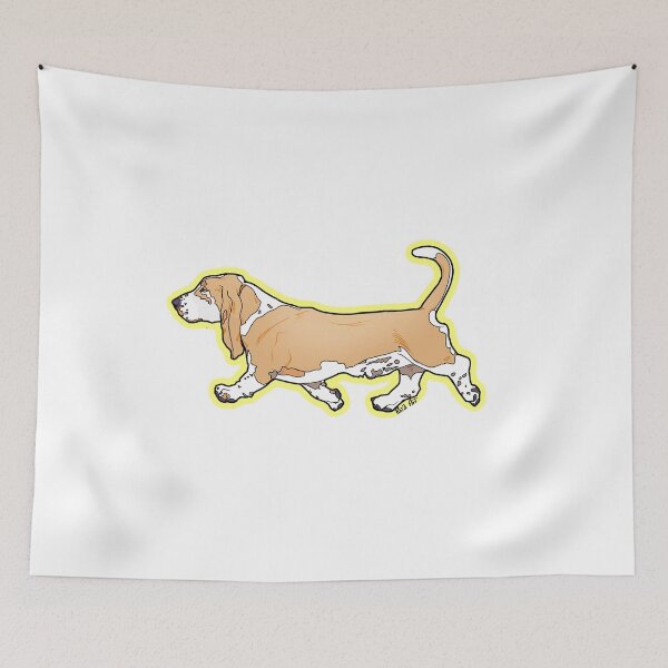 Item preview, Basset lemon and white  designed and sold by Rhia4rt.