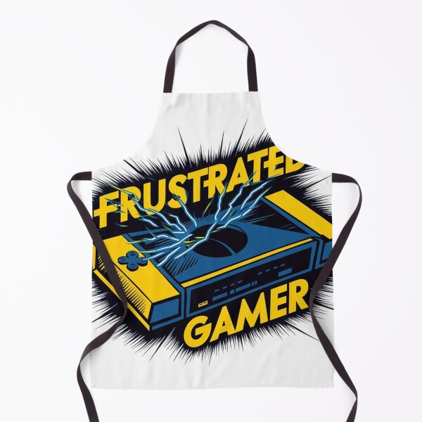 Item preview, gaming console with frustrated gamer title designed and sold by ZILDA Designs.