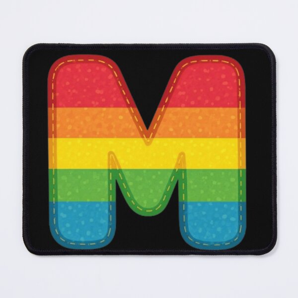 Item preview, Patch letter M rainbow designed and sold by StickersRyous.