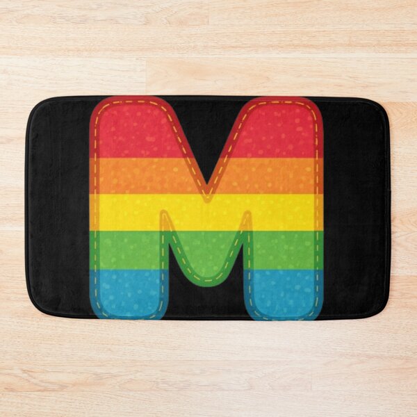 Item preview, Patch letter M rainbow designed and sold by StickersRyous.