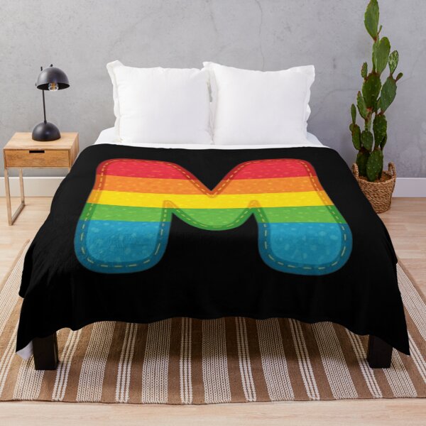 Item preview, Patch letter M rainbow designed and sold by StickersRyous.