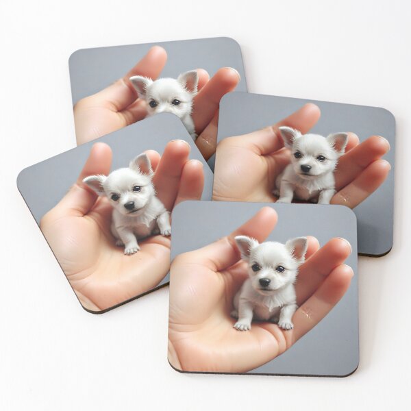 Item preview, Cute tiny dog in a hand designed and sold by Nomad-Maynard.