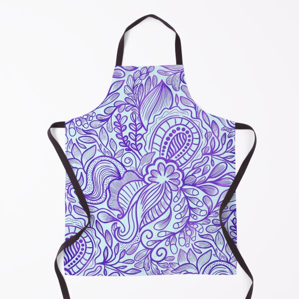 Item preview, Floral pattern mandalas zentangle zen purple violet designed and sold by Daniela Vargas Ilustra.