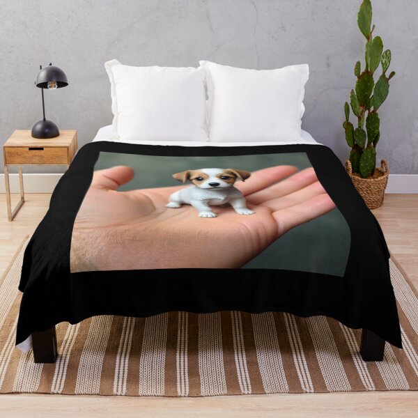 Item preview, Cute tiny dog in a hand designed and sold by Nomad-Maynard.