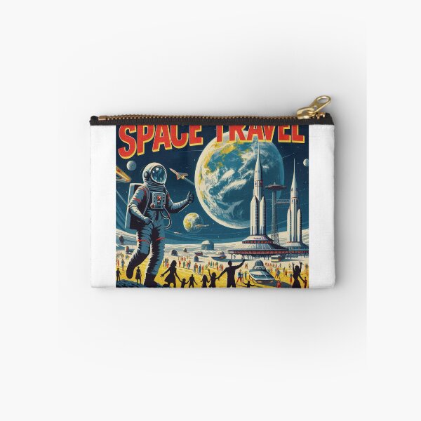 Item preview, A new life in orbit! - Space Travel retro poster version 3 designed and sold by jnxyz.