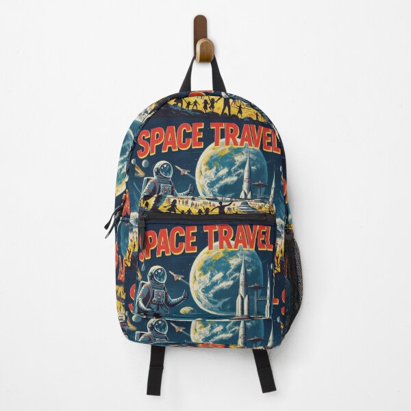 Item preview, A new life in orbit! - Space Travel retro poster version 3 designed and sold by jnxyz.