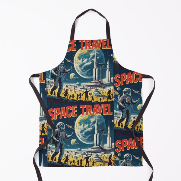 Item preview, A new life in orbit! - Space Travel retro poster version 3 designed and sold by jnxyz.