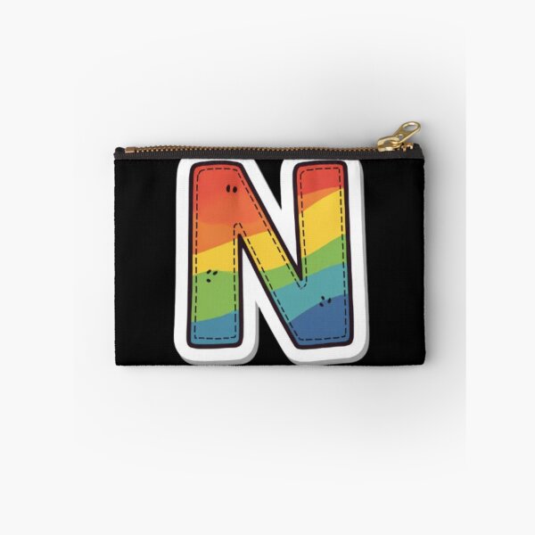 Item preview, Patch letter N rainbow designed and sold by StickersRyous.