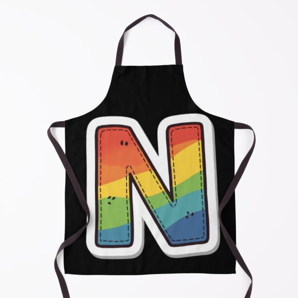 Item preview, Patch letter N rainbow designed and sold by StickersRyous.