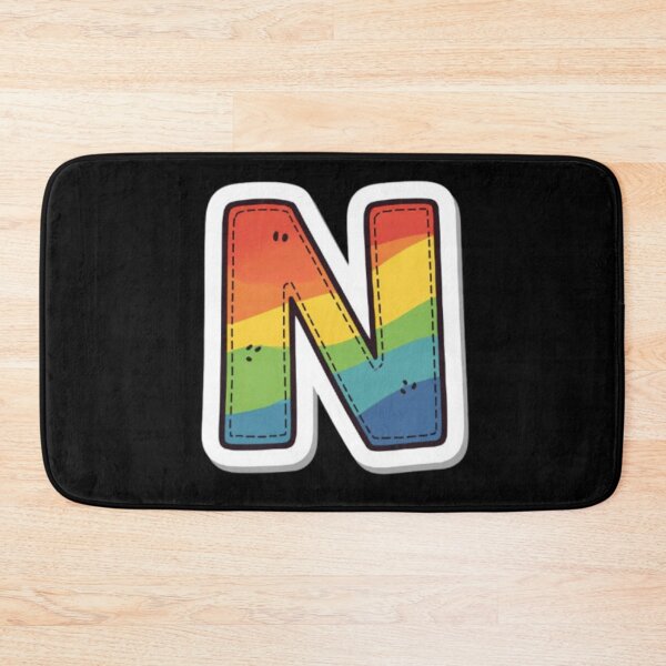 Item preview, Patch letter N rainbow designed and sold by StickersRyous.