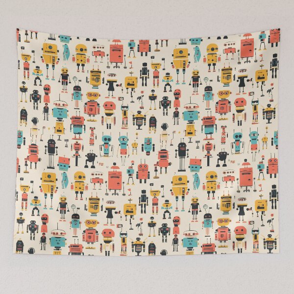 Item preview, Bot Parade designed and sold by HmmmWoah.