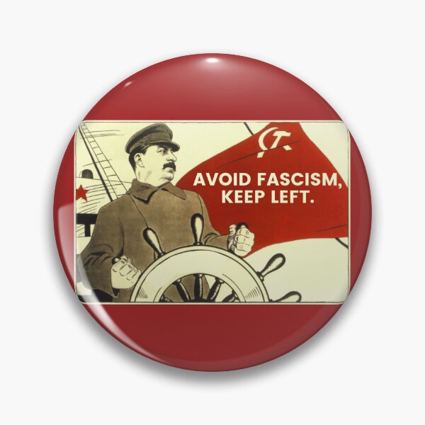 Item preview, Avoid fascism, keep left, communism designed and sold by RossDillon.