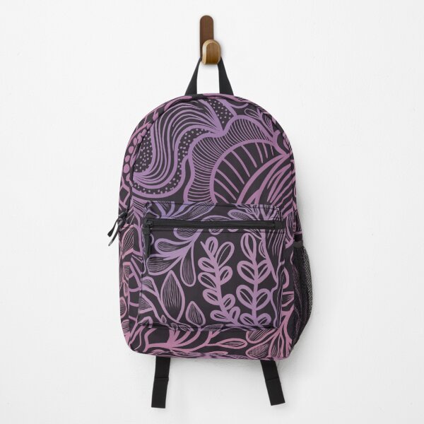Item preview, Pink and purple zentangle mandala floral pattern designed and sold by Daniela Vargas Ilustra.