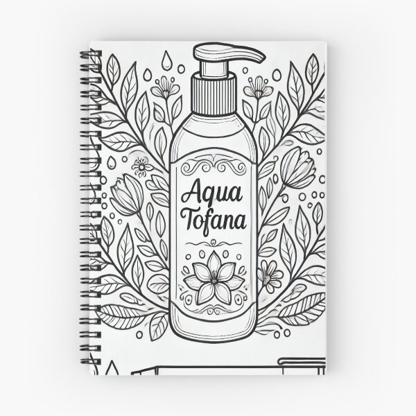 Item preview, Minimalist Line Art Design: Aqua Tofana Aesthetic for Fashion & Decor designed and sold by alginus.