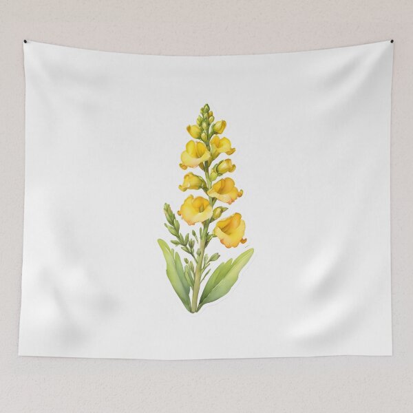 Item preview, Yellow Snapdragons (Antirrhinum majus) designed and sold by HOMETOWN86.
