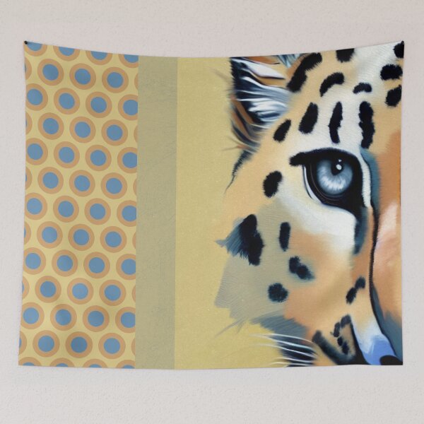 Item preview, Pop Art Cheetah with Graphic Dots designed and sold by MarikaJohnson.