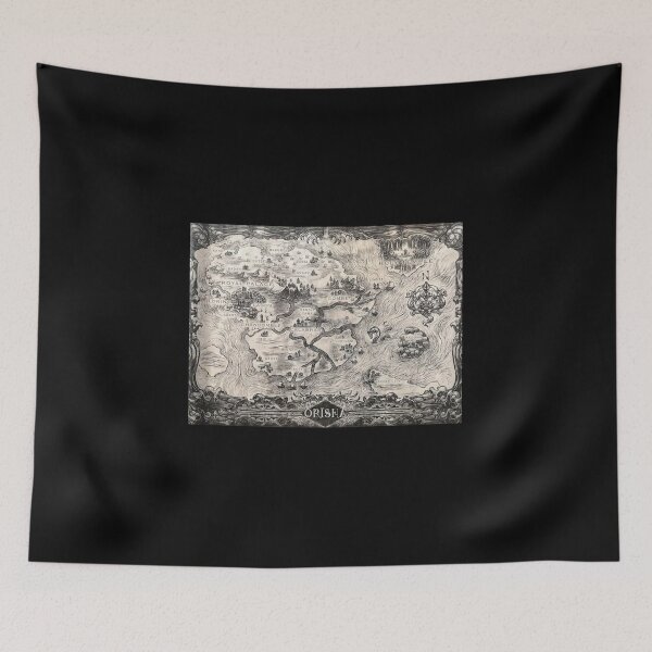 Item preview, Map of Orisha-Children of Blood and Bone designed and sold by HerbalBlue.