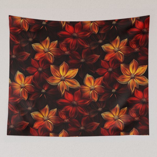 Item preview, Fiery Blooms designed and sold by HmmmWoah.