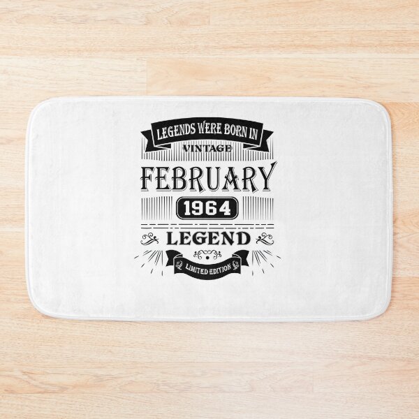 Item preview, Vintage Legends Were Born in February 1964 Limited Edition, 61th Birthday Gift 60 years of Being Awesome Vintage Turning 61 years, Aged Perfectly, 60s legends, designed and sold by DjenShop.
