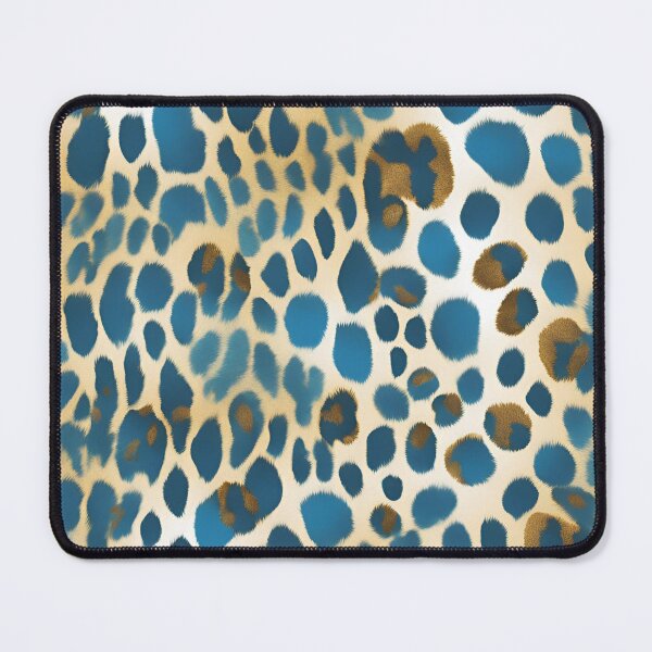 Item preview, Gold Leopard Print And Light Blue designed and sold by SeaStarAlex.