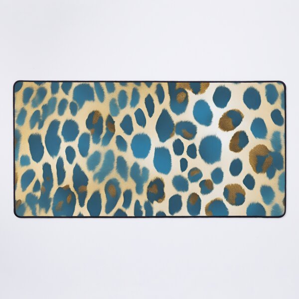 Item preview, Gold Leopard Print And Light Blue designed and sold by SeaStarAlex.