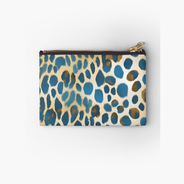 Item preview, Gold Leopard Print And Light Blue designed and sold by SeaStarAlex.