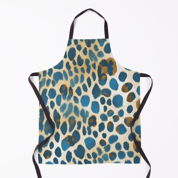 Item preview, Gold Leopard Print And Light Blue designed and sold by SeaStarAlex.
