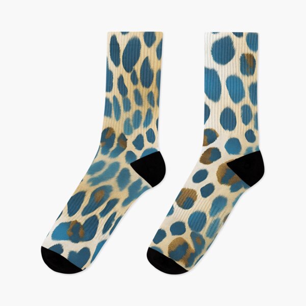Item preview, Gold Leopard Print And Light Blue designed and sold by SeaStarAlex.