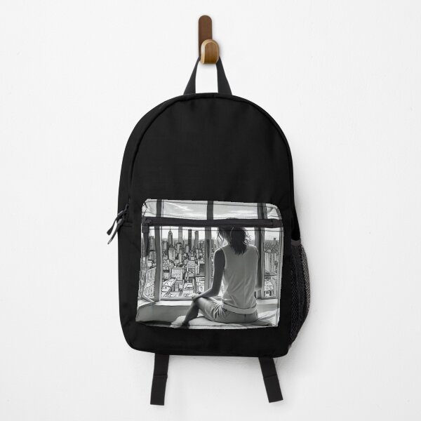Item preview, A Girl By The Window, Overlooking The City. designed and sold by Nomad-Maynard.