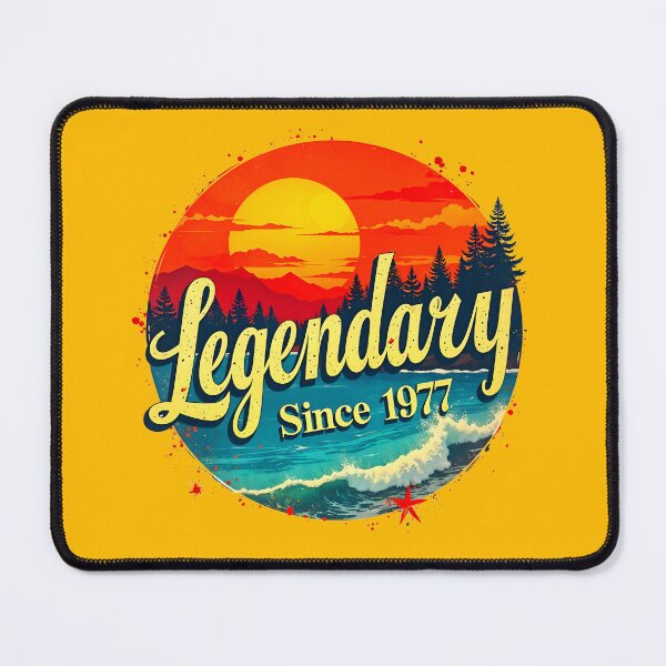 Item preview, Legendary Since 1977 Cool Birthday Quote designed and sold by TheArtOfPat.