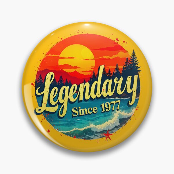 Item preview, Legendary Since 1977 Cool Birthday Quote designed and sold by TheArtOfPat.