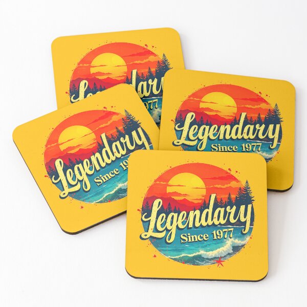 Item preview, Legendary Since 1977 Cool Birthday Quote designed and sold by TheArtOfPat.