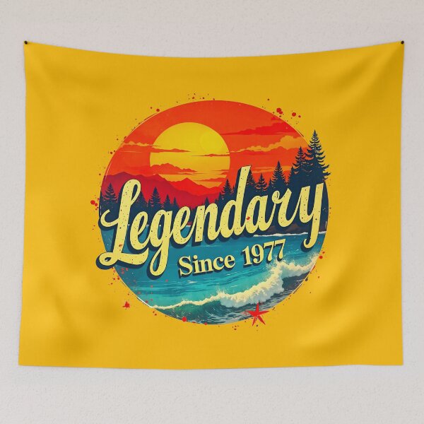 Item preview, Legendary Since 1977 Cool Birthday Quote designed and sold by TheArtOfPat.