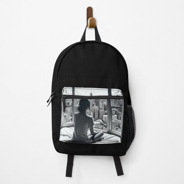 Item preview, A Girl By The Window, Overlooking The City. designed and sold by Nomad-Maynard.