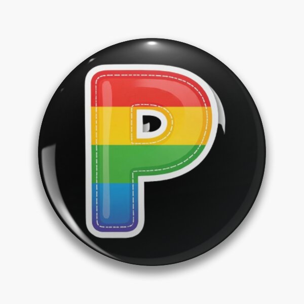 Item preview, Patch letter P rainbow designed and sold by StickersRyous.
