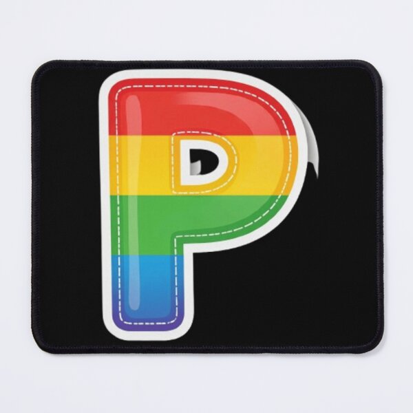 Item preview, Patch letter P rainbow designed and sold by StickersRyous.