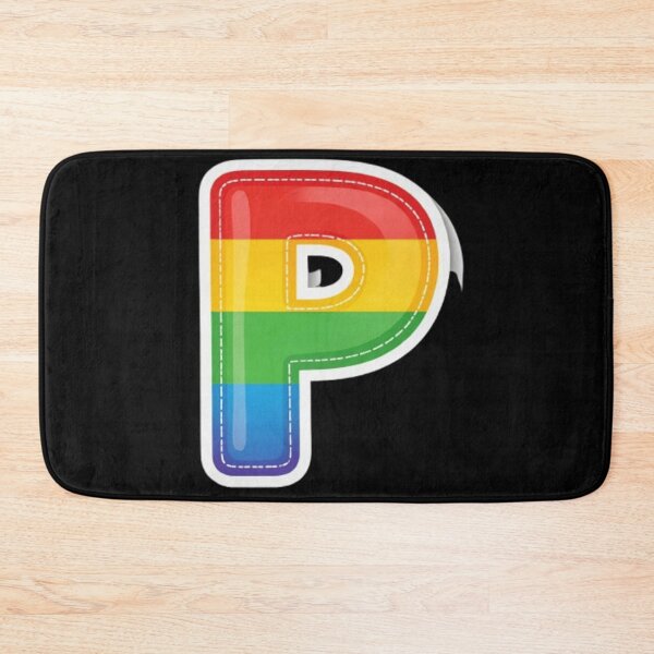 Item preview, Patch letter P rainbow designed and sold by StickersRyous.
