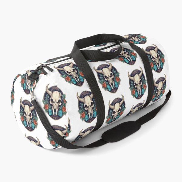 Item preview, Bobcat Skull with Flowers Art  designed and sold by Farid1Shop.