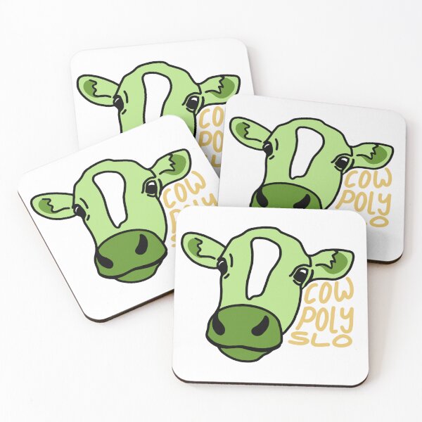 Item preview, cow cal poly green and gold designed and sold by beachyy-dpt.