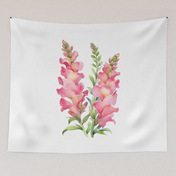 Item preview, Pink Snapdragons (Antirrhinum majus) designed and sold by HOMETOWN86.