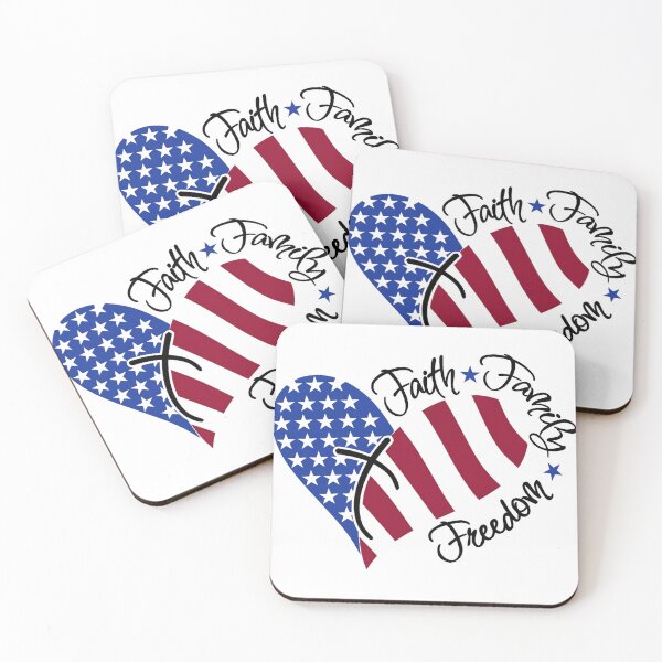 Aperçu de l'œuvre Foi, Famille, Liberté créée et vendue par That-Guys-Merch.