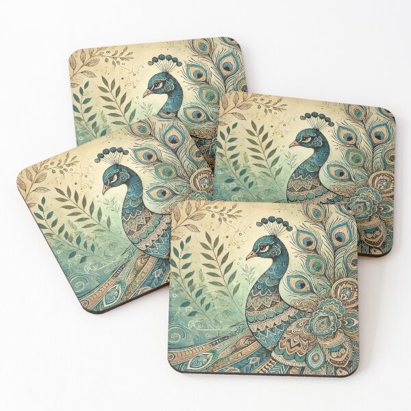 Item preview, Peacock in Natural Colors designed and sold by alw951.