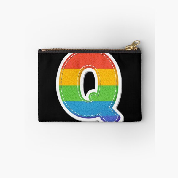 Item preview, Patch letter Q rainbow designed and sold by StickersRyous.
