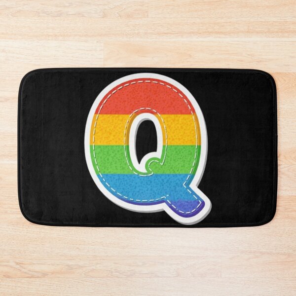 Item preview, Patch letter Q rainbow designed and sold by StickersRyous.