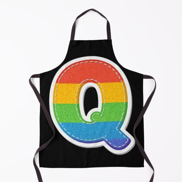 Item preview, Patch letter Q rainbow designed and sold by StickersRyous.