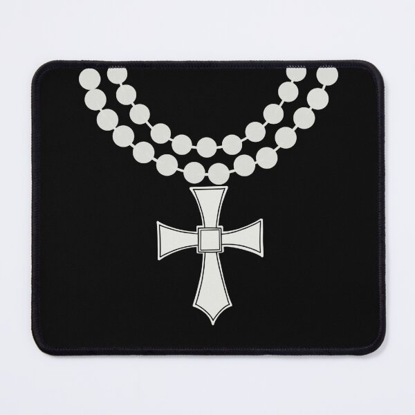 Item preview, Cross n pearl necklace designed and sold by Old Friends.