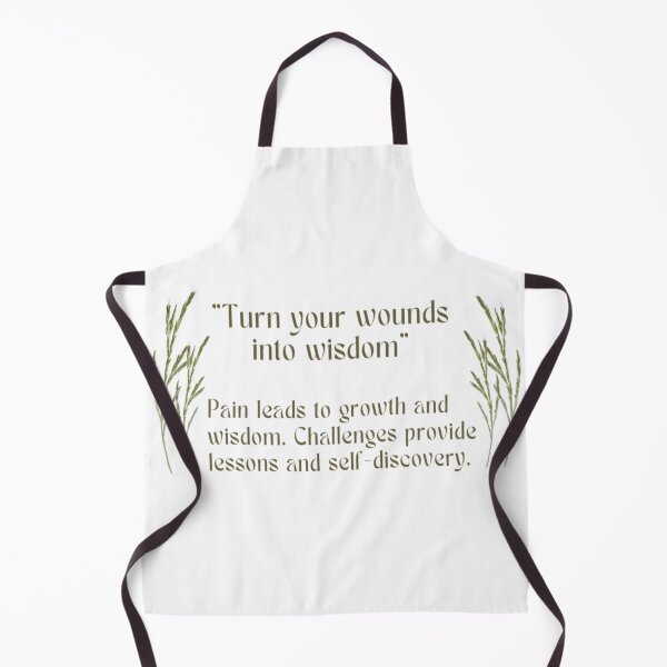 Item preview, “Turn your wounds into wisdom.” designed and sold by oceanisea.