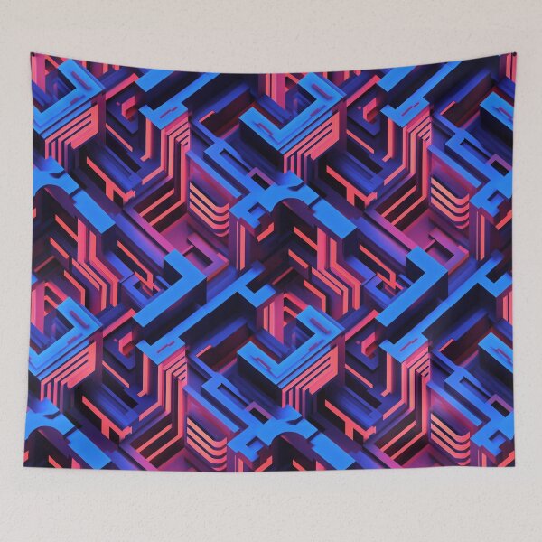 Item preview, Neon Labyrinth designed and sold by HmmmWoah.